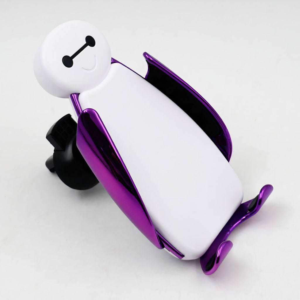 10W Wireless-Charging Penguin Phone Holder Driving Comfort Interior Accessories