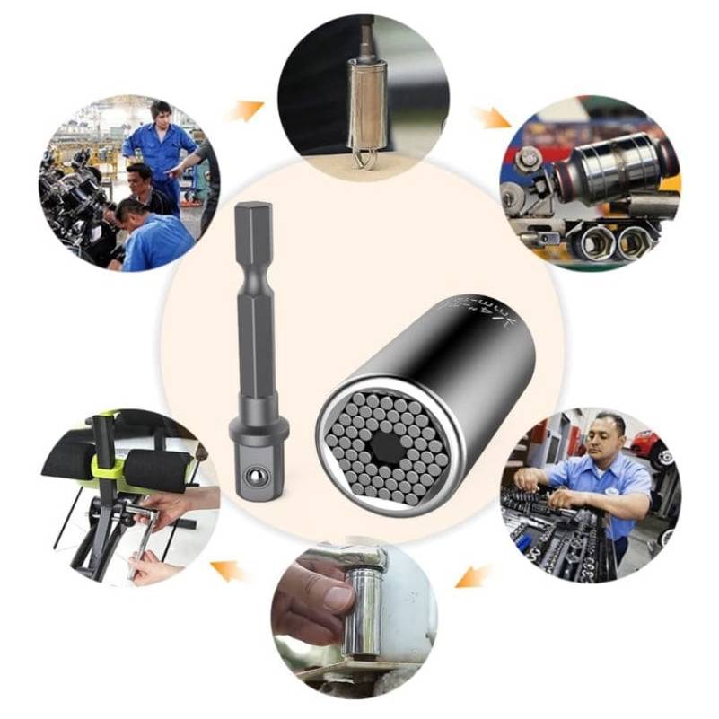 Universal Torque Wrench Head Set Car Safety