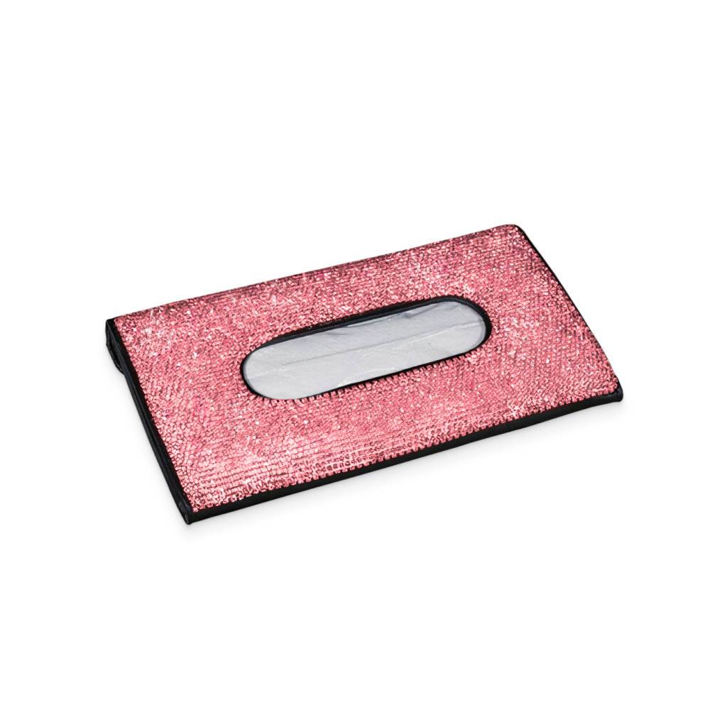 Pink Rhinestone Car Tissue Box Cover Driving Comfort Interior Accessories Travel & Roadway Products