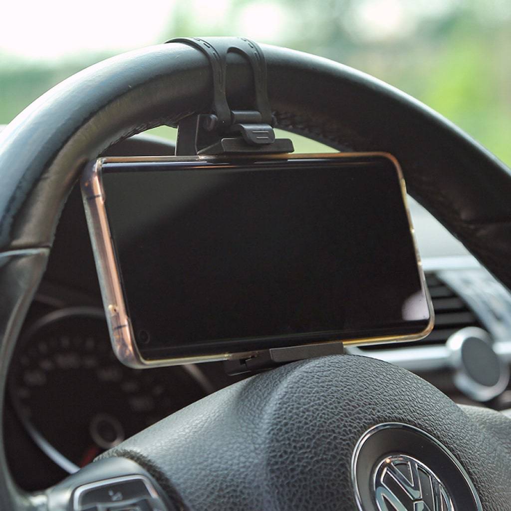 Steering Wheel Phone Mount Driving Comfort
