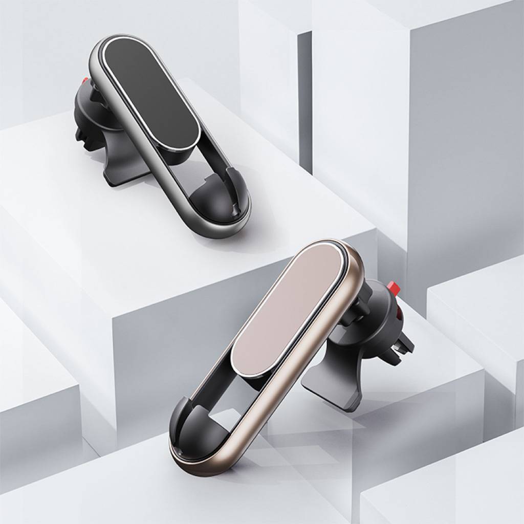 Sleek Magnetic Charge Phone Holder Car Safety