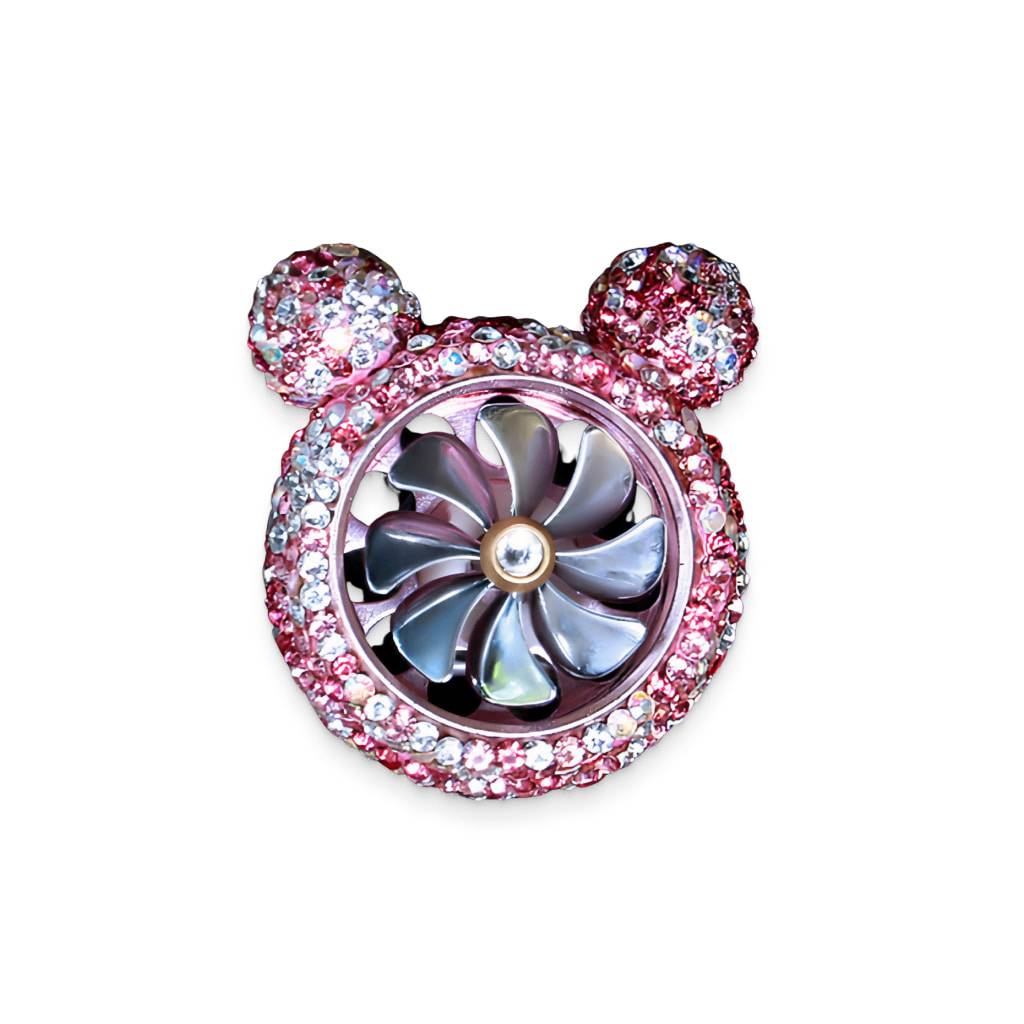 Pink Crystal Bear Air Freshener Interior Accessories