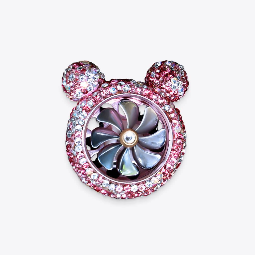 Pink Crystal Bear Air Freshener Interior Accessories