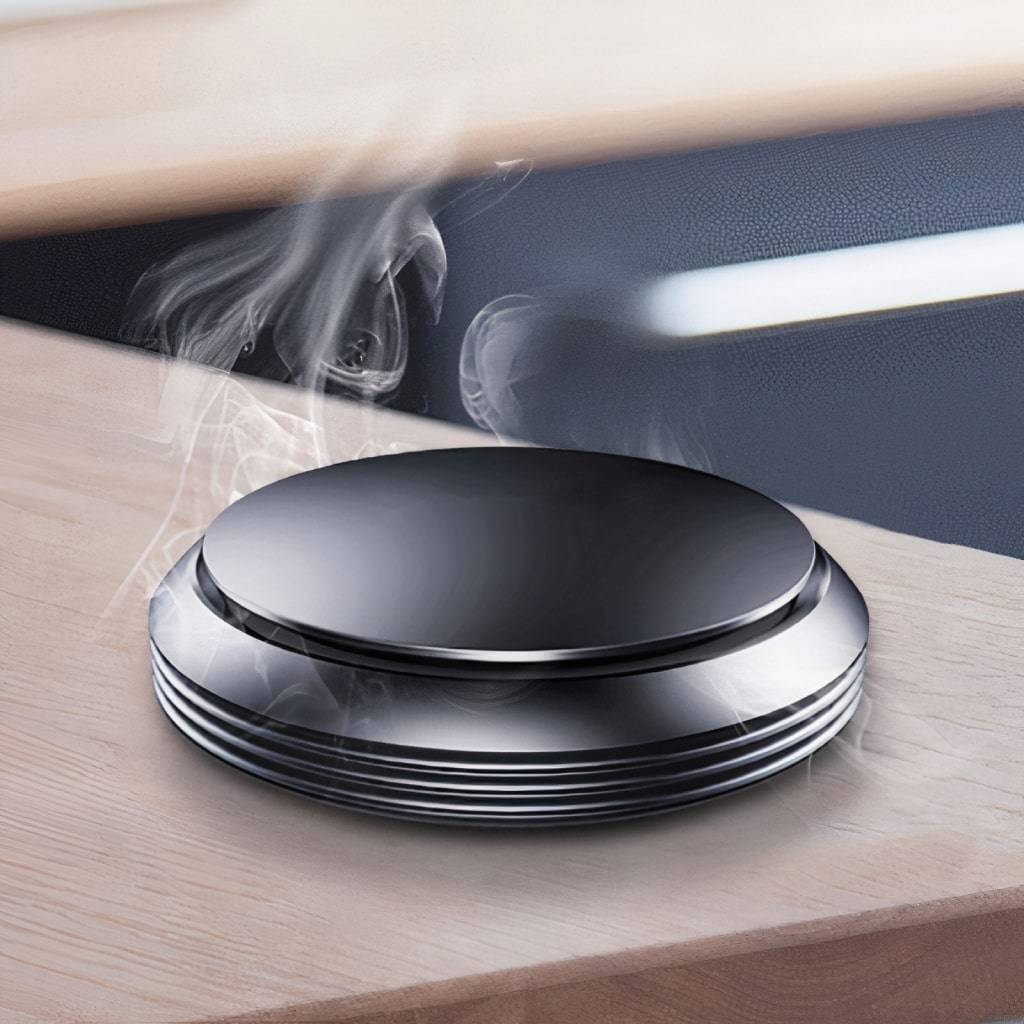 Round Flat Metal Air Freshener Interior Accessories