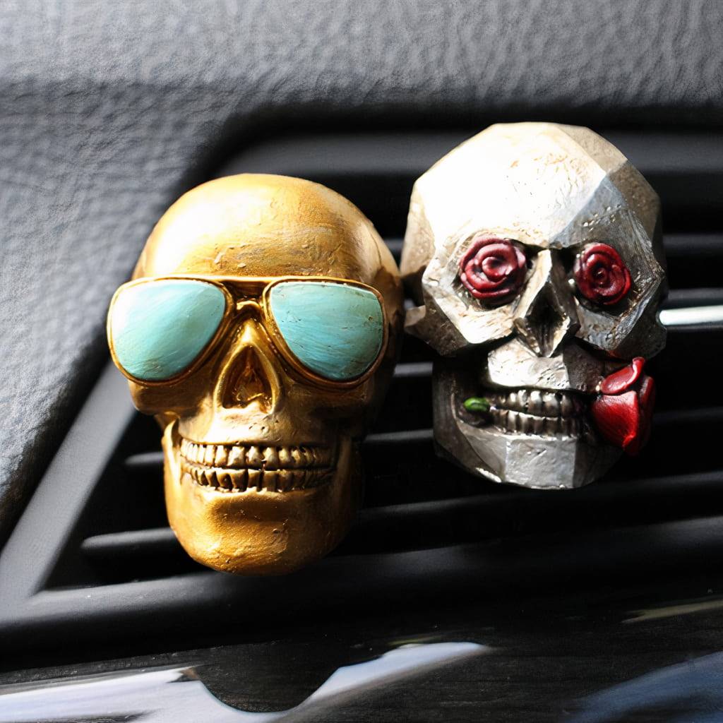 Skull Air Freshener Duo Interior Accessories